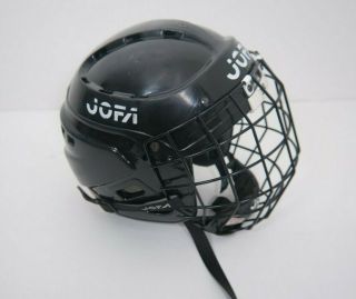 Vintage JOFA 390 SR Hockey Helmet 6 3/4 - 7 3/8 Black With SR 381 Mask 2
