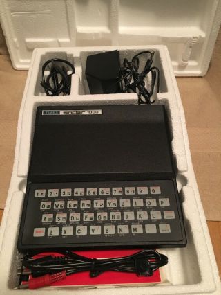 Vintage Timex Sinclair 1000 Personal Computer W/ 16K Ram Module And 3 Cassettes 4