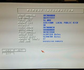 Commodore Amiga 3000 Computer 030/25Mhz 2MB Chip/16MB Fast SCSI 120mb HD,  FB357A 11