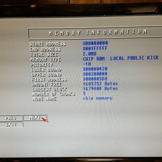 Commodore Amiga 3000 Computer 030/25Mhz 2MB Chip/16MB Fast SCSI 120mb HD,  FB357A 12
