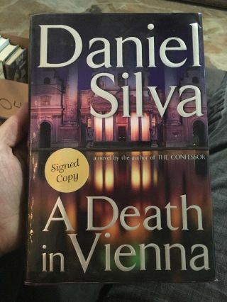 A Death In Vienna By Daniel Silva Signed First Edition Hcdj Rare Collectible