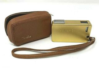 Gold Minotla 16 Subminiature Spy Camera Pocket Collectable Rokkor 3.  5/25