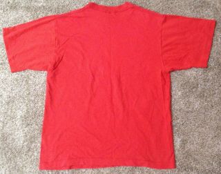 Vintage Deion Sanders Cincinnati Reds MLB Baseball Pro Player T - Shirt Adult L 2