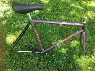 Vintage Raleigh Course Frame Set 56cm,  Includes Seat And Seat Post