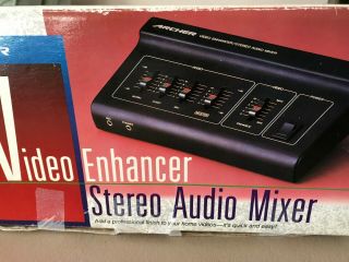 Vintage Electronic Archer Video Enhancer/ Stereo Audio Mixer With Extra Cables
