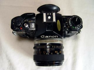 Canon A - 1 35mm Film Camera with 50mm F1.  4 Lens 2