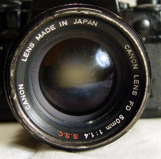 Canon A - 1 35mm Film Camera with 50mm F1.  4 Lens 3