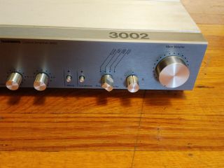 Tandberg 3002 Preamplifier Preamp,  MM/MC Moving Coil Phono Stage & Cord 6