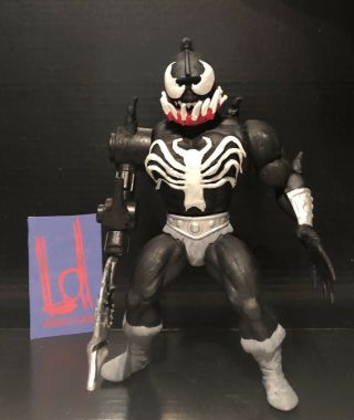 Vintage Custom Venom Trapjaw He - Man Masters Of The Universe Motu Marvel