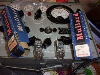 2 In The Box Perfect Matched Mullard Square Getter 12au7 Tubes