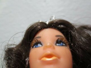 VTG Barbie Walk Lively Miss America rooted lashes played with 3