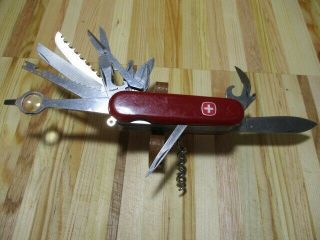 Vintage Wenger Swiss Army Knife Retired 13 Functions - Item 144