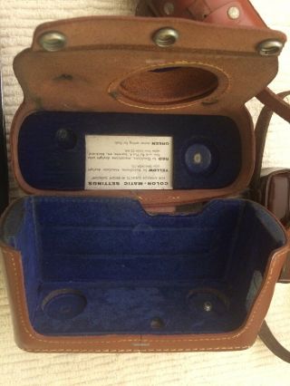 Vintage Argus C3 Rangefinder 35mm Film Camera 50mm Cowhide Leather Case & More 4