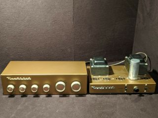 Heathkit Wa - P2 Preamplifier And Ua - 1 Mono Block Amplifier -