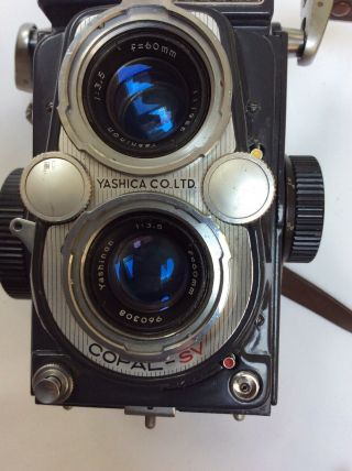 Yashica 44 TLR camera w/60mm f/3.  5 Yashinon lenses TLR Parts/Repair 6