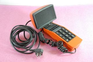 Zenitel Stentofon Norway Vintage Orange & Black Telephone Unit Model 60010