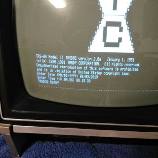 TRS - 80 model ii 2 complete with 64k memory 3