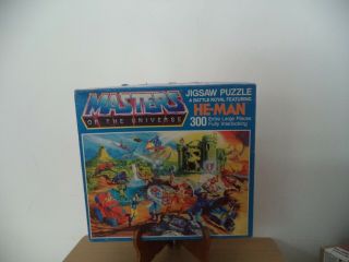 Vintage 1983 He - Man Masters Of The Universe 300 Piece Puzzle A Battle Royal