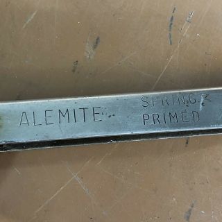 Vintage Alemite grease gun With Hose Good Shape Has Some Grease Needs Cleaning 2