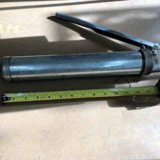 Vintage Alemite grease gun With Hose Good Shape Has Some Grease Needs Cleaning 6