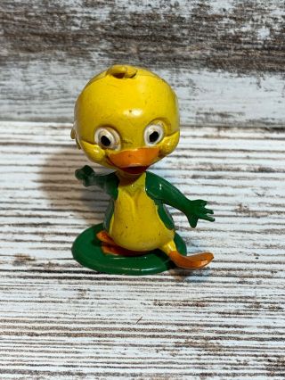 Vintage 1962 Hanna Barbera Yakky Doodle Duck Marx Collectible Mini Toy Tinykin