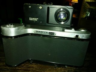 Polaroid 600SE roll film back adapter for 120 film Mamiya M 3 - D Printed 4