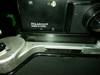 Polaroid 600SE roll film back adapter for 120 film Mamiya M 3 - D Printed 6