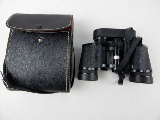 Vintage Sears 7 X 35mm Wide Angle Binoculars With Case Model No.  2511