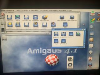 Commodore Amiga PEGASOS 2 COMPLETE SYSTEM Dual Boot OS 4.  1.  6,  Morphos 512mb 10
