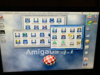 Commodore Amiga PEGASOS 2 COMPLETE SYSTEM Dual Boot OS 4.  1.  6,  Morphos 512mb 8