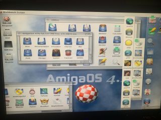 Commodore Amiga PEGASOS 2 COMPLETE SYSTEM Dual Boot OS 4.  1.  6,  Morphos 512mb 9