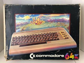 Commodore 64 Computer - Box 1982 - Power Supply,  Video,  TV Switch Cables 2