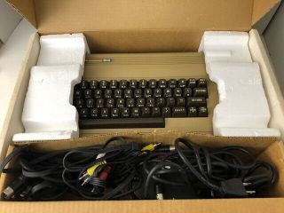 Commodore 64 Computer - Box 1982 - Power Supply,  Video,  TV Switch Cables 3