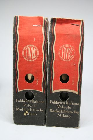 Type 76 Tube Fivre Nos Nib Matched Pair Vacuum Tubes Made In Italy Preamp 1930s