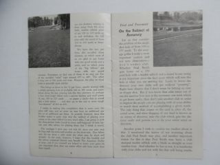 c.  1950 GOLF PSYCHOLOGY by Denny Shute Book Booklet PGA Championship Win Vintage 3