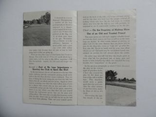 c.  1950 GOLF PSYCHOLOGY by Denny Shute Book Booklet PGA Championship Win Vintage 4