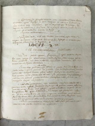 1733 Medieval Latin Handwritten canon law manuscript book 343p leather cover 5