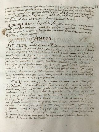 1733 Medieval Latin Handwritten canon law manuscript book 343p leather cover 7