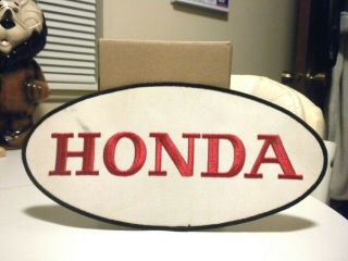Vintage Honda Sew On Patch 12 1/4 Inches Wide X 6 Inches Tall