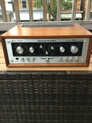 Marantz 3200 Pre Amp With Origanal Wood Case