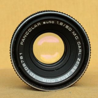 Pancolar 50/1.  8 50mm MC multi coated Carl Zeiss lens Praktica M42 CLA 2