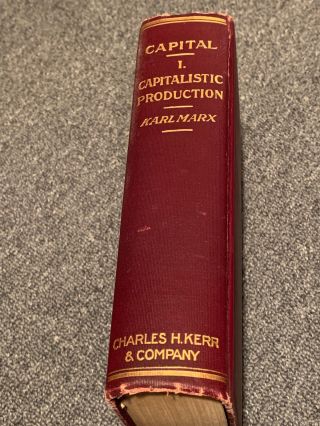Karl Marx Capital A Critique of Political Economy Book Set 1919 Engels Communist 4
