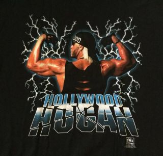 VINTAGE 1998 HOLLYWOOD HOGAN NWO WCW HULK HOGAN WRESTLING MEN ' S XL T - SHIRT 3