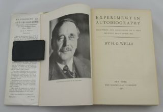 Historic Author H.  G.  Wells SIGNED Book: Experiment in Autobiography,  1st Edition 3