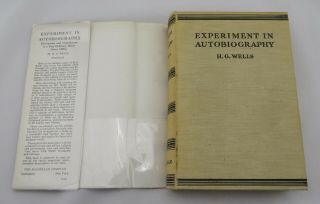 Historic Author H.  G.  Wells SIGNED Book: Experiment in Autobiography,  1st Edition 7