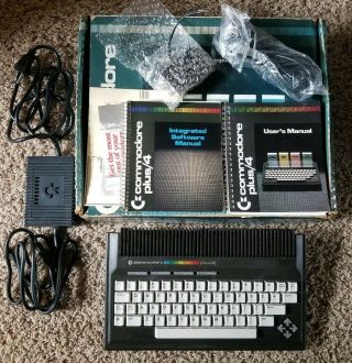 Commodore Plus/4 Computer Cib Complete W/box,  Manuals & Papers &