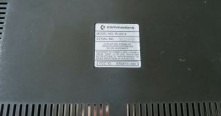 Commodore Plus/4 Computer CIB Complete w/Box,  Manuals & Papers & 8