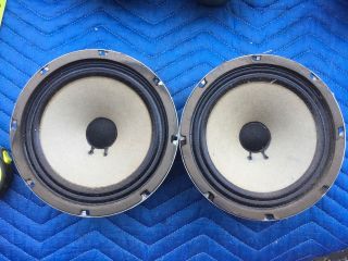 Vintage Becker 8 " Speaker Drivers 8 Ohm 908a121 From Martin Speakers