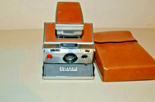 Vintage Polaroid SX - 70 Land Camera Leather Case 5