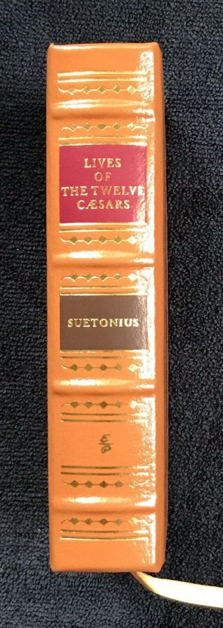 EASTON PRESS Suetonius: Lives of the Twelve Caesars; Leather;Gilt;Complt Mini - ed 2
